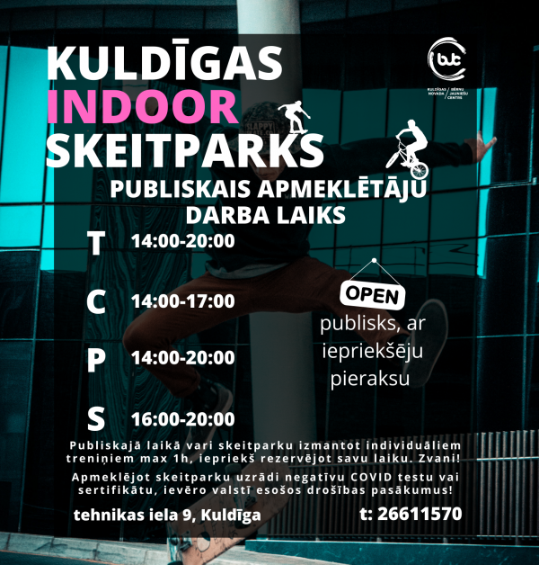 indoor publiskais darba laiks