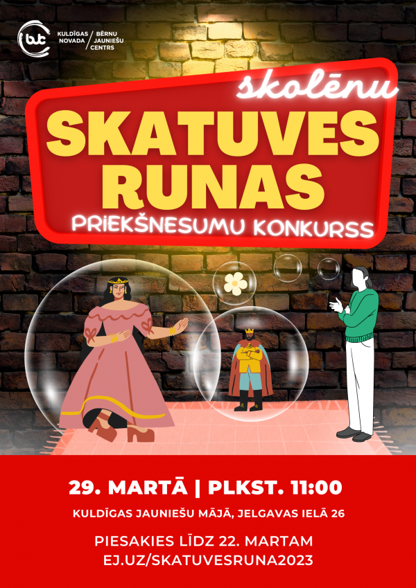 Red Modern Stand Up Comedy Flyer