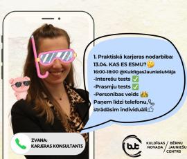 Praktiskā karjeras nodarbība jauniešiem