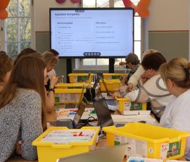 Kuldīgā pedagogi pilnveidojuši zināšanas robotikas jomā