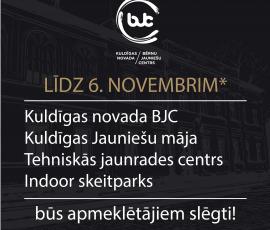 COVID ierobežojumi līdz 6. novembrim