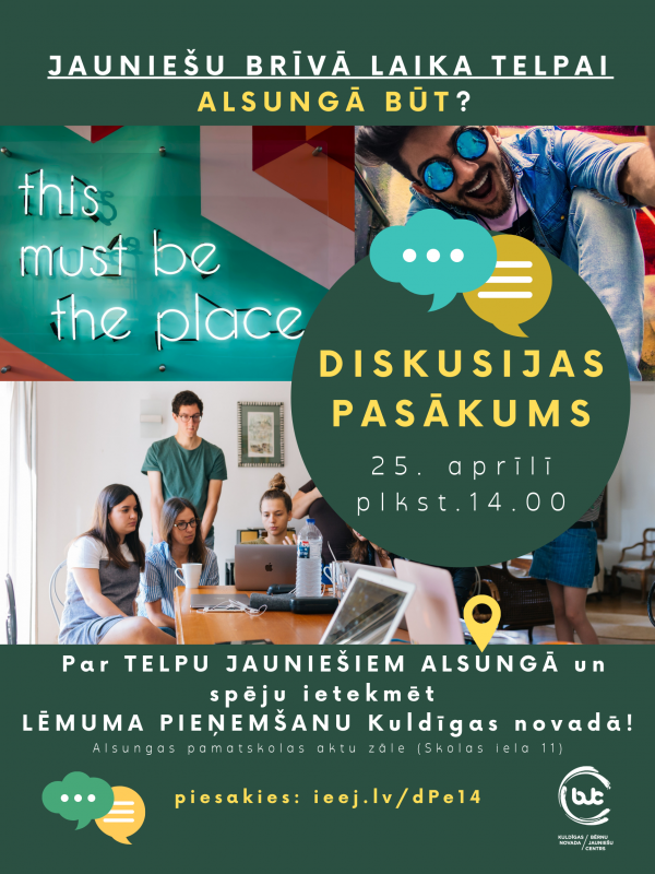 telpa jauniesiem alsunga