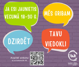 Neformālā izglītība jauniešiem no 18 līdz 30 gadiem