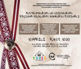 10.aprīlis - folkoloras noskaņās!