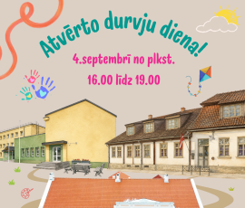 Atvērto durvju diena Kuldīgas novada Bērnu un jauniešu centrā! 