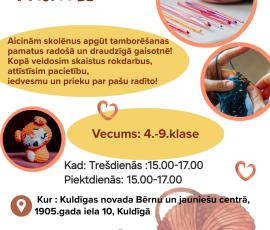 Tamborēšanas pulciņš"Fantāziju pasaule"